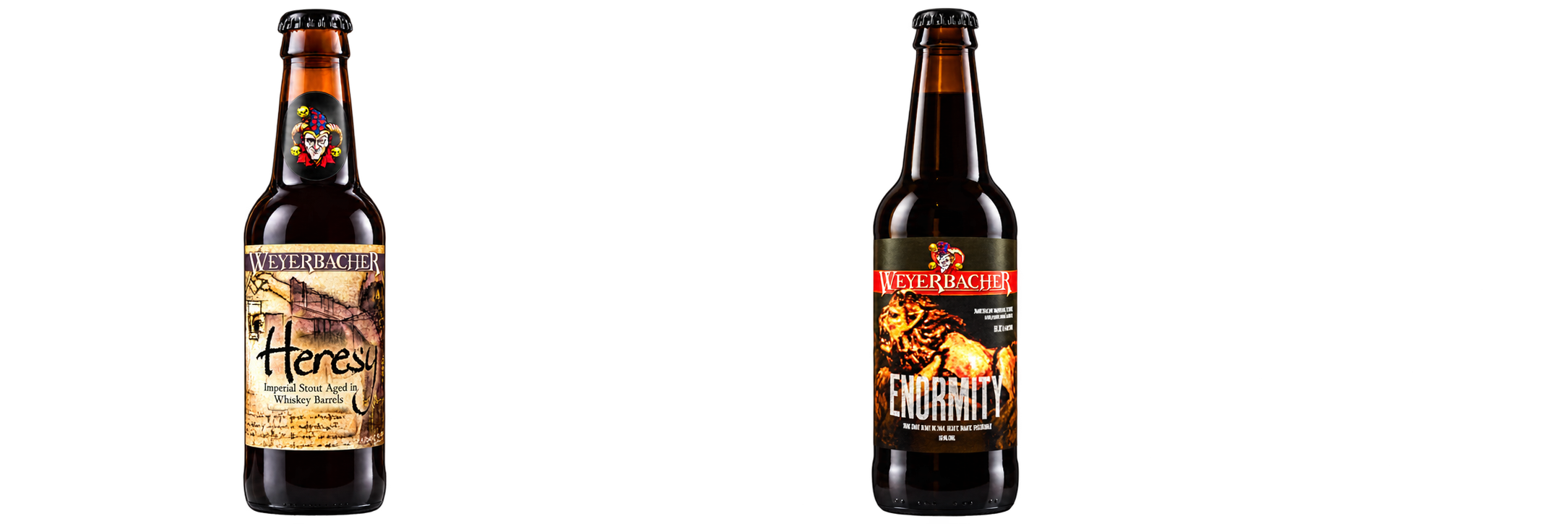 Weyerbacher Barrel Aged beers: Heresy, Enormity