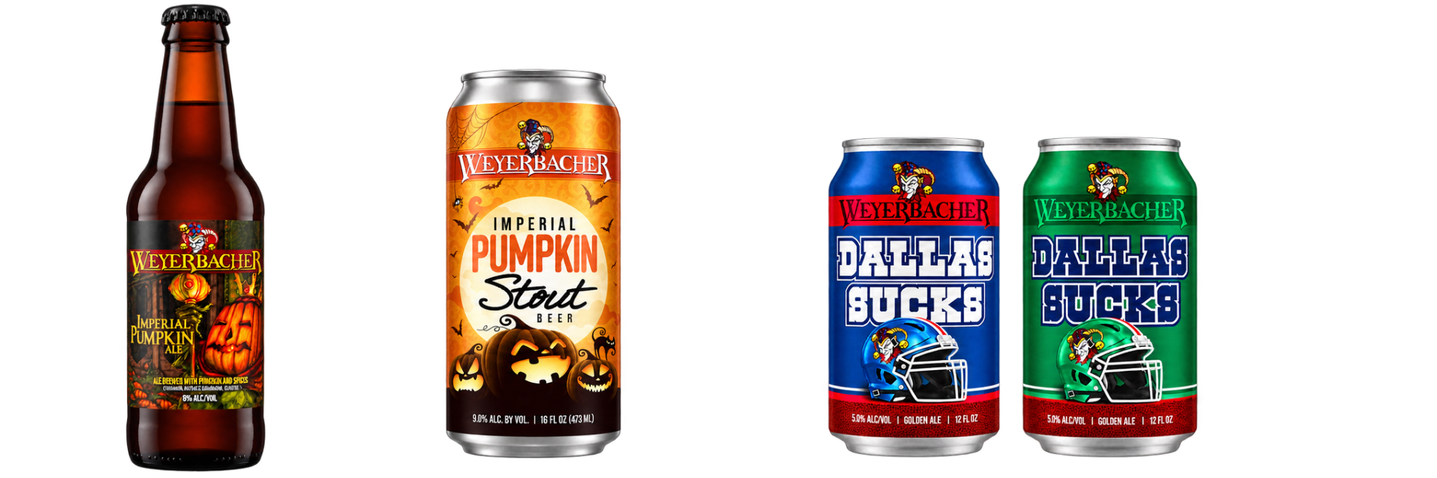 Seasonal beers row 1